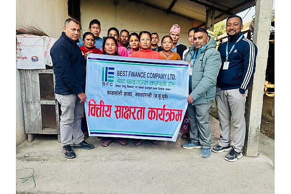 Financial Literacy Program Conducted by Kawasoti Branch at Kawasoti Municipality-4,Hasaura, Nawalpur.